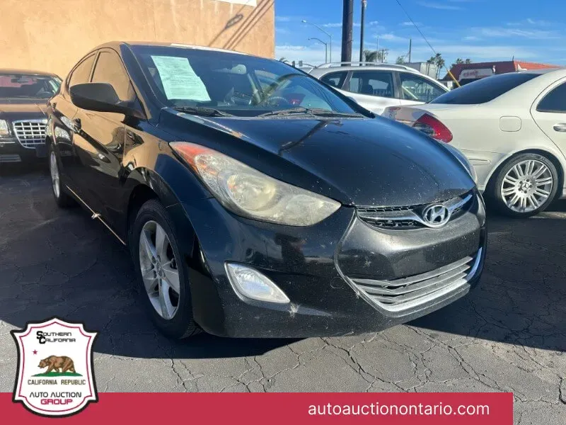 Red 2013 Hyundai ELANTRA GLS for sale in Ontario, CA