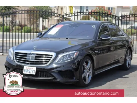 Black 2015 Mercedes-Benz S-Class S 63 AMG for sale in Ontario, CA